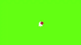 Bell icon UHD 60fps Green BG 01