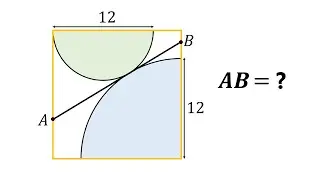 Solving a viral geometry problem from Twitter