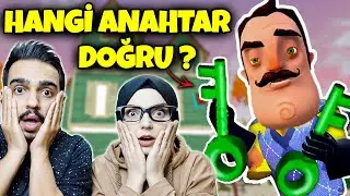 WHICH GREEN KEY IS CORRECT? WILSON IS VERY ANGRY | Hello Neighbor Mod