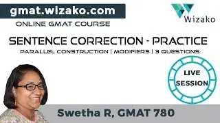 GMAT Sentence Correction | Live Classes | GMAT Sample Questions