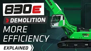 SENNEBOGEN 830 E Demolition with new features! [English]