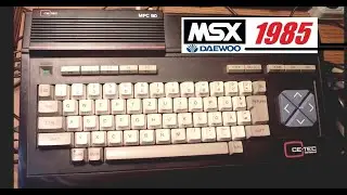 MSX - 1985 - DAEWOO MPC-80 - A donation to the channel & a travel back in time..