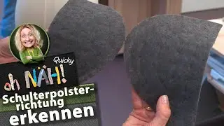 Schulterpolster erkennen und richtig einnähen - Inge Szoltysik-Sparrer - oh NÄH! Quicky
