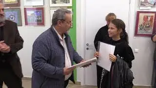 Репортаж с выставки Козельской школы искусств в фотоклубе-галерее 