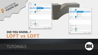 Fusion 360: Loft vs Loft