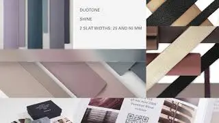 Venetian Blinds Marketing Video Aluminium Slat and Fabric Tape Update 2020