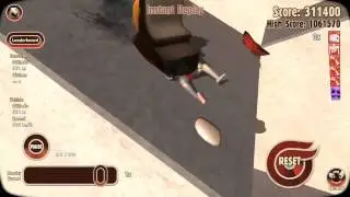 Turbo Dismount replay: 382 100 points on Let's Keep Going! #turbodismount