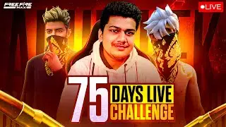 49/75 DAYS FREE FIRE LIVE 🥰🔥😱RANK PUSH TO TOP 1 GRANDMASTER🔥🤔 NONSTOP GAMING CLASSY FREE FIRE LIVE 🛑