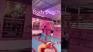 Muay Thai body shot taking #combatsport #muaythai #thaifight