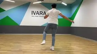 7 cross steps with twist
