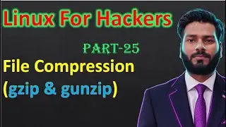 File Compression in Linux (gzip & gunzip) | Create, Extract & Options (2025) Part-2 