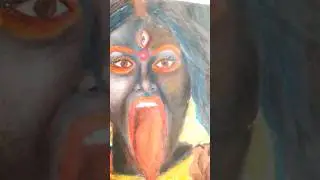 Kali maa drawing🙏🙏🙏#shorts