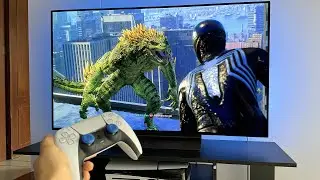 Spider Man 2 PS5 Slim Gameplay 4K 120hz HDR | LG OLED C4 48