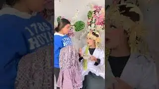 The bride's hobby is eating meatballs