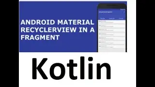 Android Retrofit & RecyclerView Tutorial Kotlin | Android App Development in Kotlin Android Studio
