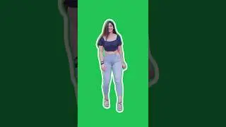 girl green screen video||beautiful dancing green_screen 