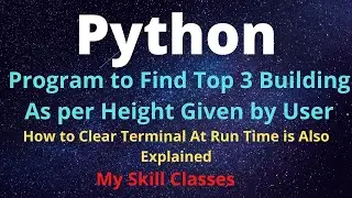 Python Program to find top 3 number in list | python list | python tutorial