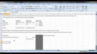 ACC 121 - Calculating activity rates and applying overhead to multiple products