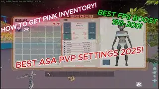 HOW TO GET PINK INVENTORY ARK ASA 2026 - BEST INI AND PVP SETTINGS PC/XB/PS - OFFICAL AND UNOFFICAL