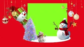 Christmas green screen effect free download- santa