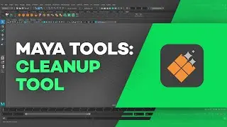 Maya's Mesh Cleanup Tool
