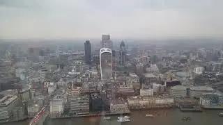 The View from The Shard - London, UK (Western Europe's tallest Skyscraper)