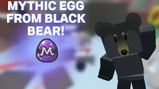 GETTING MYTHIC EGG IN BEE SWARM SIMULATOR FROM BLACK BEAR