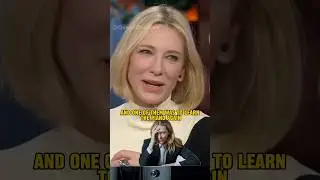 Cate Blanchett Opens Up About Her Strong Passion for Piano #CateBlanchett #shorts