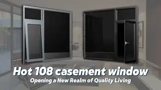 Jeff windows |Hot 108 casement window：Minimalist Beauty, Opening a New Realm of Quality Living