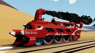 Red Arrow | Steampunk Racing Train from 
