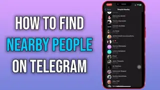 How To Find Nearby People On Telegram | Find  New Friends Using Telegram | DuMa
