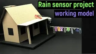 rain sensor project - rain sensor working model- rain sensor project for clothes - science project