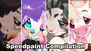 Speedpaint Compilation | Furry Icons!