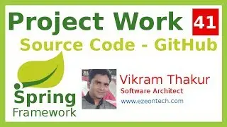 41 - Spring MVC - Project Work |  Source Code from GitHub (Contact App) - By eZeon