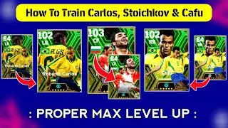 Free Epic Carlos, Epic Cafu & Epic Stoichkov Best Training Guide 🥶 || efootball 2024 ✨