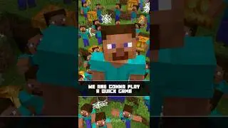 Minecraft Game! Hide and Seek! Can you find Minecraft Steve? 