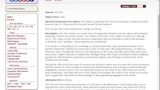 Reading the first 98 SCPs on the SCP Wiki Live (part 1: 002 - 010)