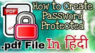 how to create password protected pdf 2019