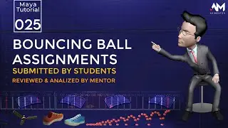 Bouncing Ball Assignments Review & Analysis | Maya | Blender | Tutorial 25