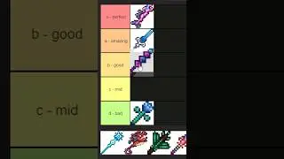 Terraria Magic Weapons Tier List! (Hardmode) 
