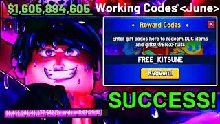 *NEW* ALL WORKING CODES FOR BLOX FRUITS IN JUNE 2024! ROBLOX BLOX FRUITS CODES