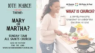 Service at All Saints Church 10th March 11am