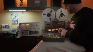 Boombap jazzhop beat on Teac a-3440 reel to reel