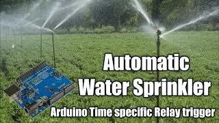 Automatic Water Sprinkler system using arduino || JLCPCB