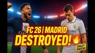 FC 26 | PSG DESTROYS Real Madrid! 🤯🔥 | CRAZY Match Highlights