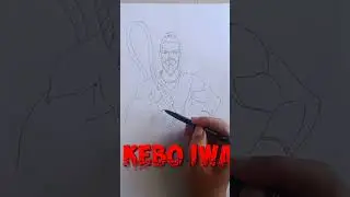 Menggambar Ksatria Bali Kebo Iwa #gambar