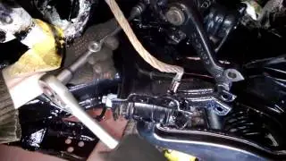 №21. Ремонт W124. Установка рулевого редуктора и сборка рулевой.