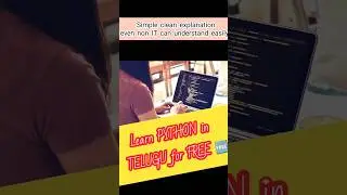 JUST in 10 hours 🤯...Learn PYTHON in Telugu  #python #viral #ytshorts #shortsfeed #pythonlife