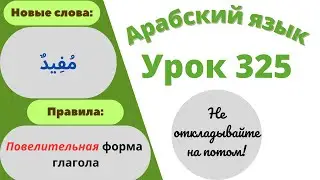 Начните сейчас! Арабский язык для начинающих. Урок 325