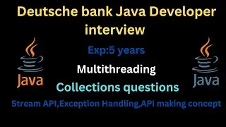 Deutsche bank java developer interview discussion in real time with technical team for selecting